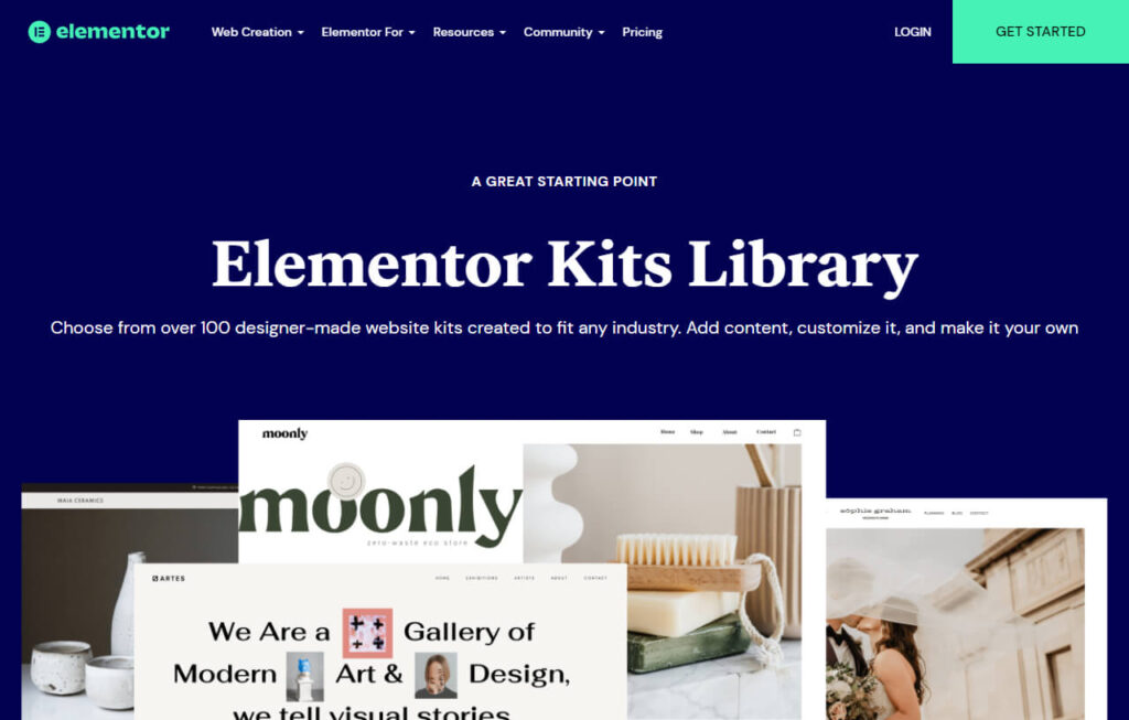 Elementor website templates